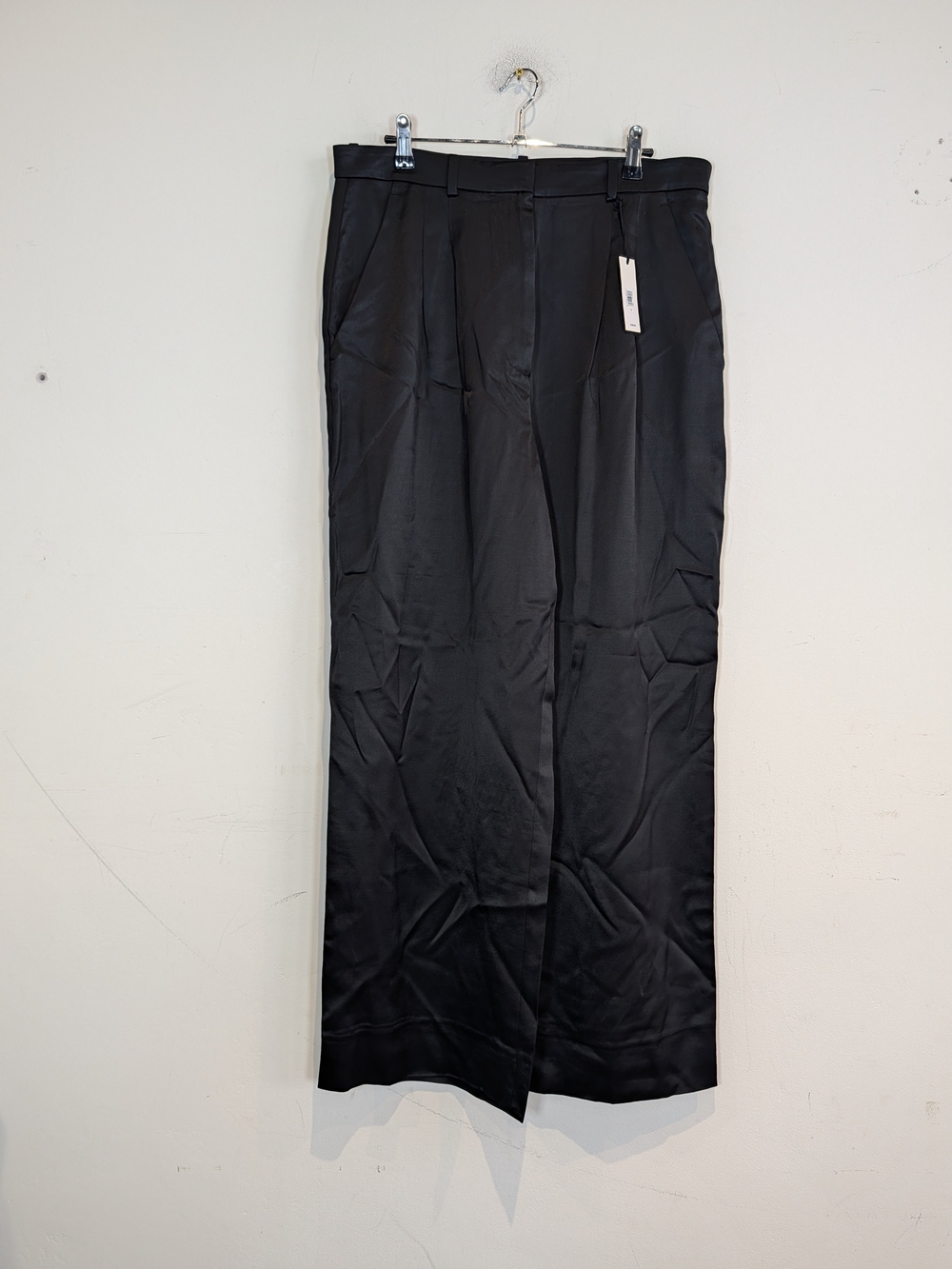 NWT BANANA REPUBLIC SATUM WIDE LEG PANTS, SIZE 12